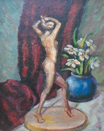 EJ Busenbark Oil Painting Nude