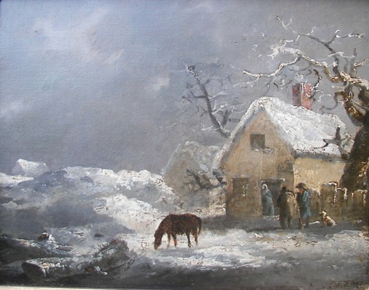 Thomas Hand Winter Landscape Painting
