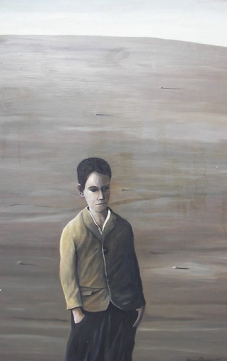 Bruce Barton Penney Boy Oil Painting Soul in Sand