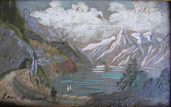 Louis Wolchonok Oil Painting Hudson River